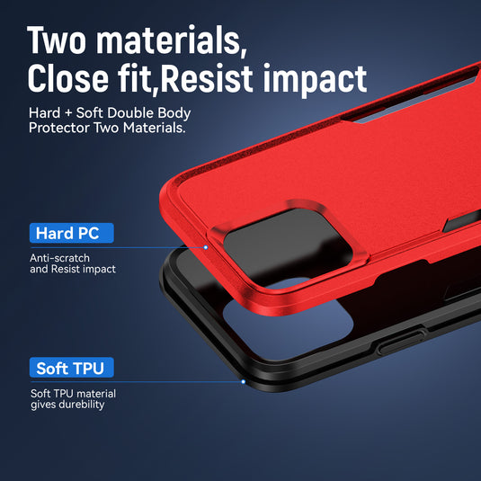 CLICK Impact MagSafe Series iPhone 16 Pro Case - Red Black