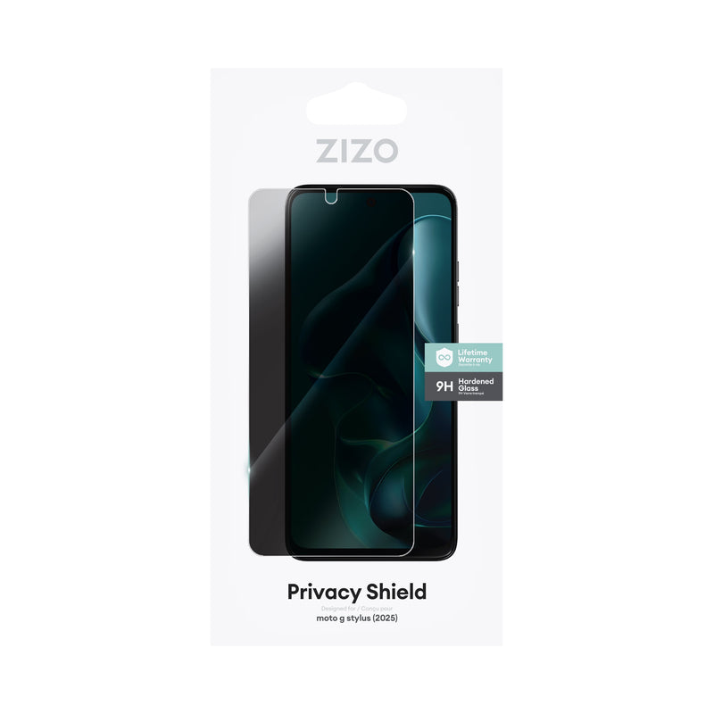 Load image into Gallery viewer, ZIZO PRIVACY Tempered Glass Screen Protector for moto g stylus (2025) - Privacy
