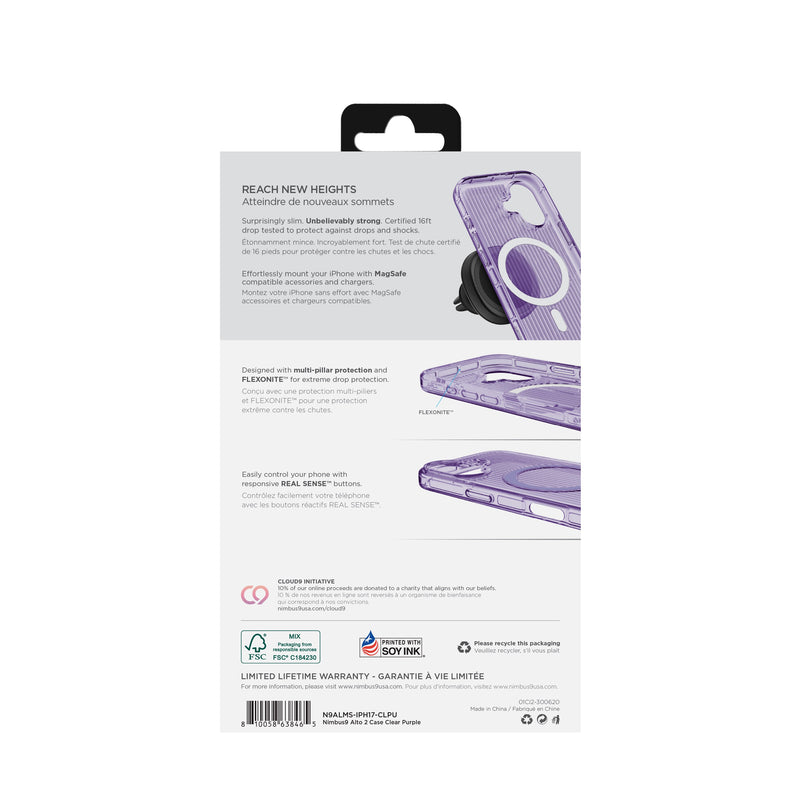 Load image into Gallery viewer, Nimbus9 Alto 2 iPhone 17 MagSafe Case - Clear Purple
