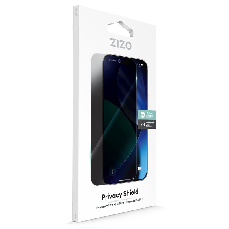 Load image into Gallery viewer, ZIZO PRIVACY Tempered Glass Screen Protector for iPhone 17 Pro Max - Privacy
