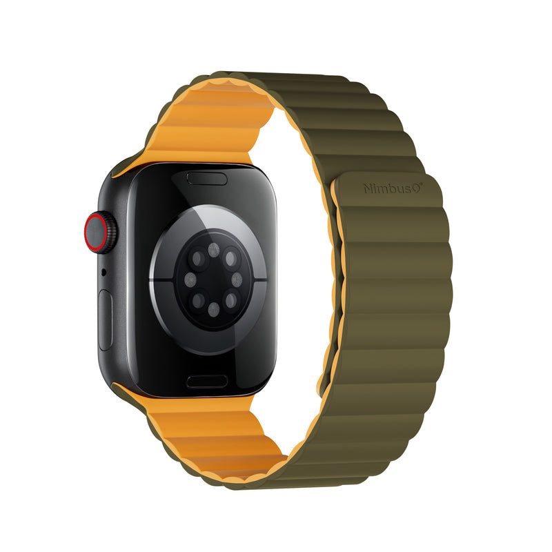 Load image into Gallery viewer, Nimbus9 Magnetic Watch Band for Apple Watch 45mm - Olive Green
