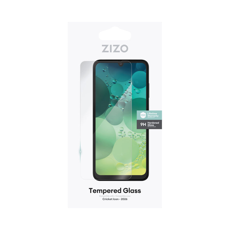 Load image into Gallery viewer, ZIZO TEMPERED GLASS Screen Protector for Cricket Icon - 2026 - Clear
