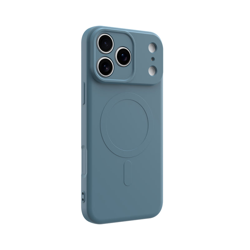Load image into Gallery viewer, CLICK Slim Silicone MagSafe Series iPhone 17 Pro Max Case - Blue
