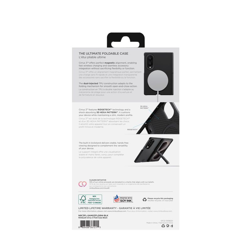Load image into Gallery viewer, Nimbus9 Cirrus 3 Galaxy Z Fold8 MagSafe Case with Hinge Protection - Black
