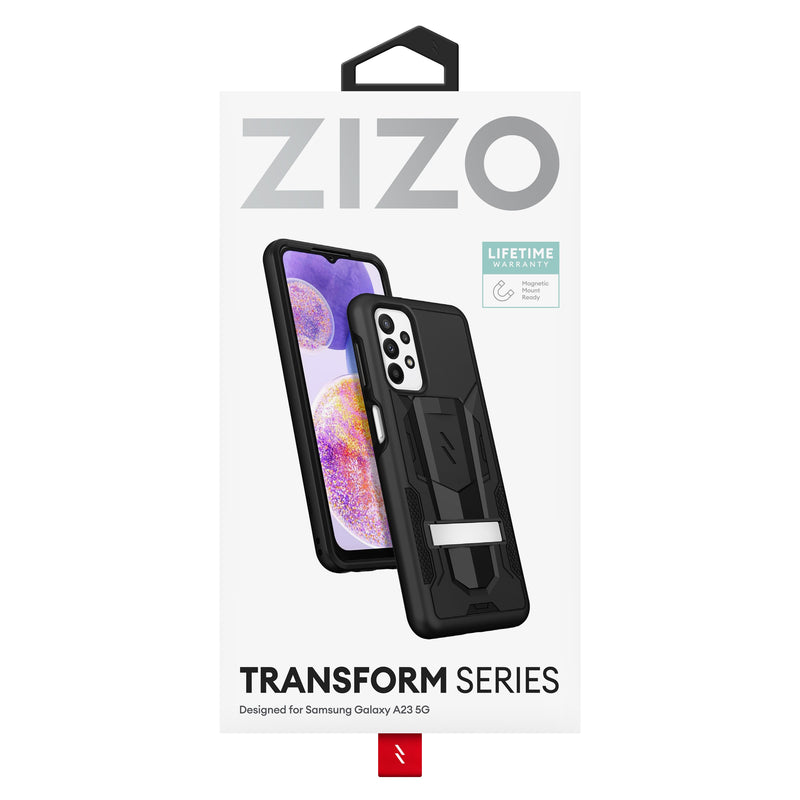 Load image into Gallery viewer, ZIZO TRANSFORM Series Galaxy A23 5G Case - Black
