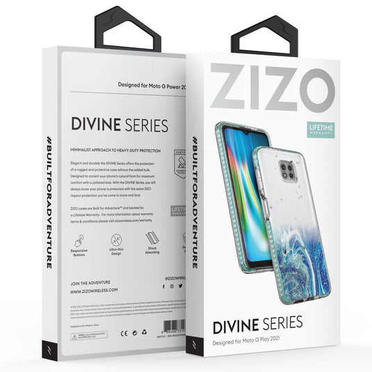 ZIZO DIVINE Series Moto G Power (2021) Case - Arctic