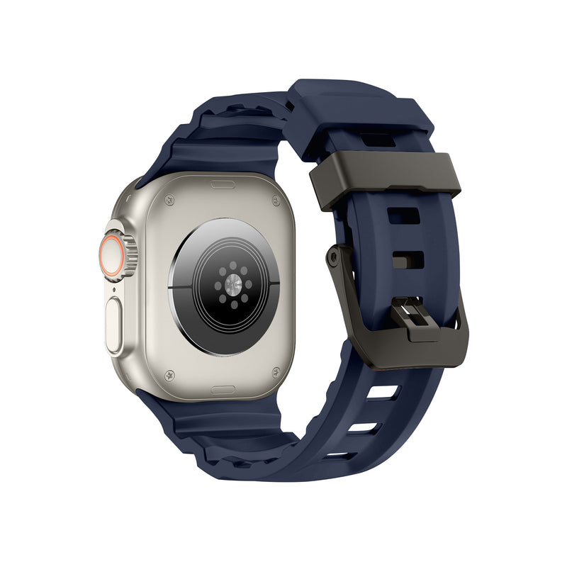 Load image into Gallery viewer, Nimbus9 RidgeFit Rugged Sport Band for Apple Watch 44/45/46/49mm - Midnight Blue
