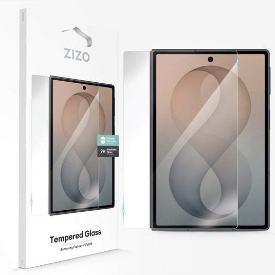 ZIZO Lightning Shield Galaxy Z Fold8 Tempered Glass Screen Protector - Clear