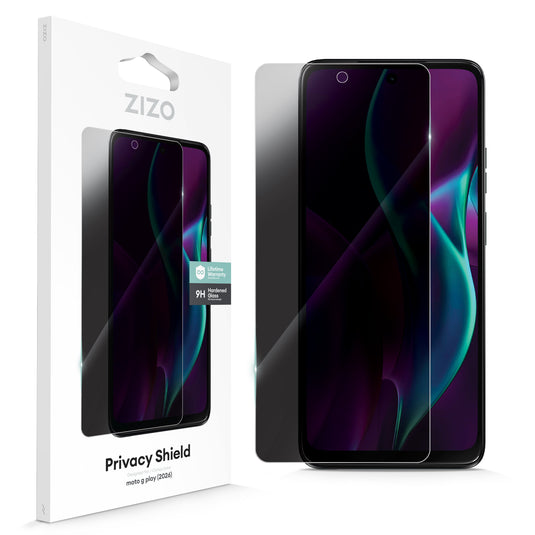 ZIZO PRIVACY Tempered Glass Screen Protector for moto g play 2026 / g 5G 2026 / g 5G 2025 - Privacy