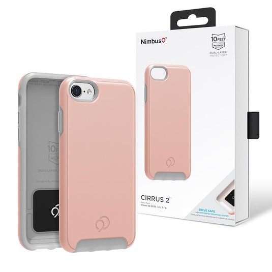 Nimbus9 Cirrus 2 for iPhone SE (3rd and 2nd gen)/8/7 - Rose Clear