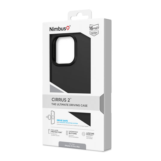 Nimbus9 Cirrus 2 iPhone 15 Pro Max MagSafe Case - Black