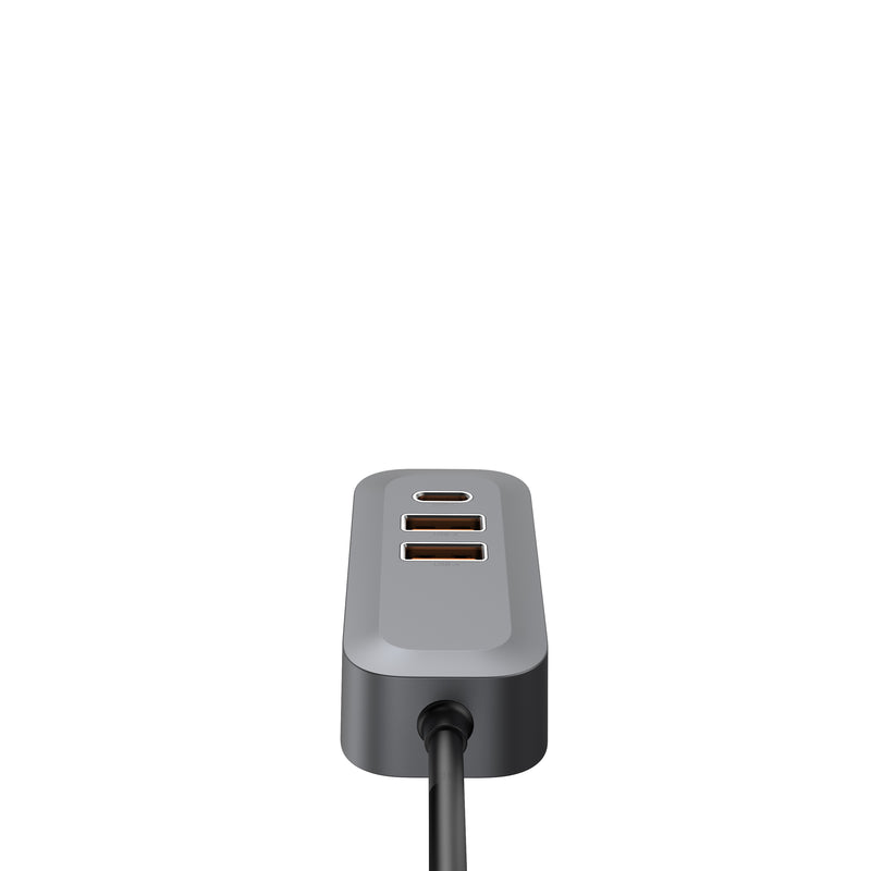 Load image into Gallery viewer, ZIZO PowerVault 4-Port Car Charging Hub with Extended Reach (100W) - Black
