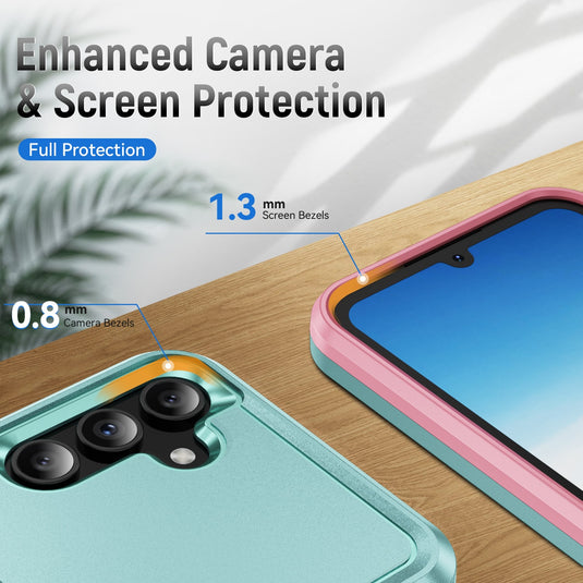 CLICK Impact Series Galaxy A15 5G Case - Aqua Pink