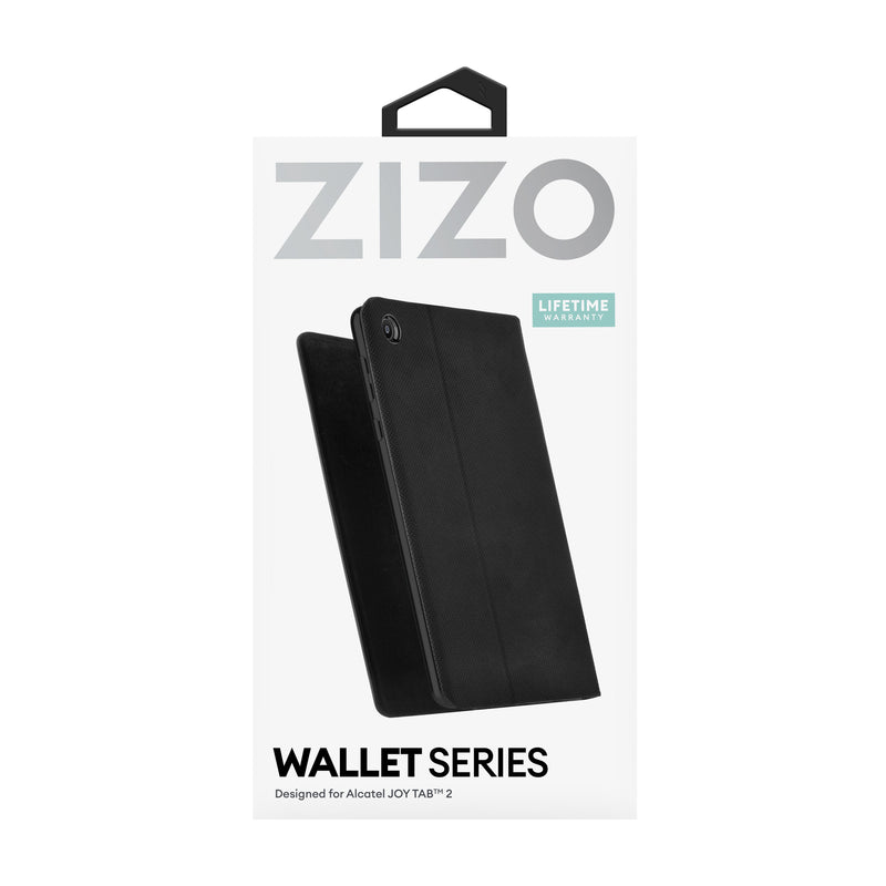 Load image into Gallery viewer, ZIZO WALLET Series Alcatel Joy Tab 2 Case - Black
