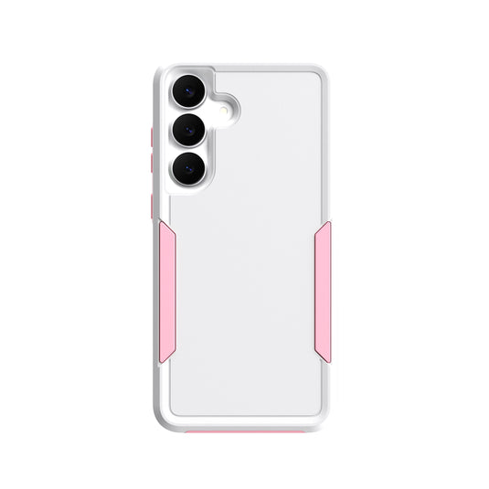 CLICK Impact Series Galaxy S25 FE Case - White & Pink