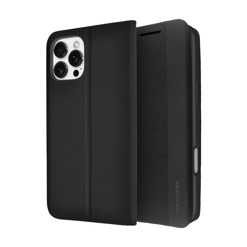 Load image into Gallery viewer, PureGear Express Folio Series iPhone 16 Pro Max Case - Black
