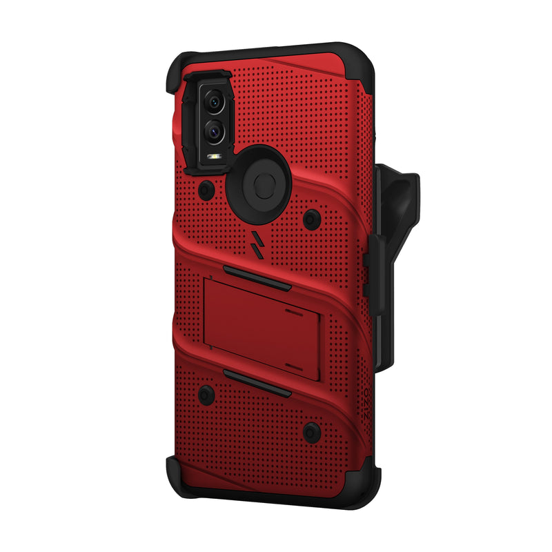 Load image into Gallery viewer, ZIZO BOLT Bundle Cricket Innovate E 5G Case - Red
