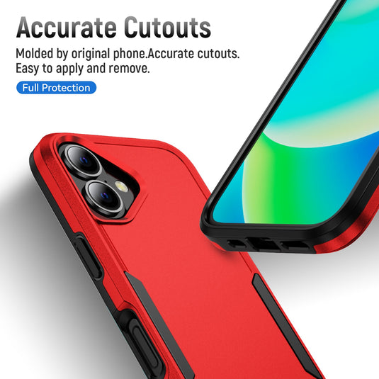 CLICK Impact MagSafe Series iPhone 16 Plus Case - Red Black