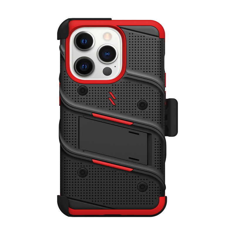 Load image into Gallery viewer, ZIZO BOLT Bundle iPhone 15 Pro Case - Red
