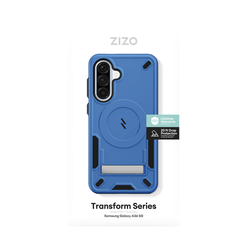 Load image into Gallery viewer, ZIZO TRANSFORM Series Galaxy A36 5G Case - Blue
