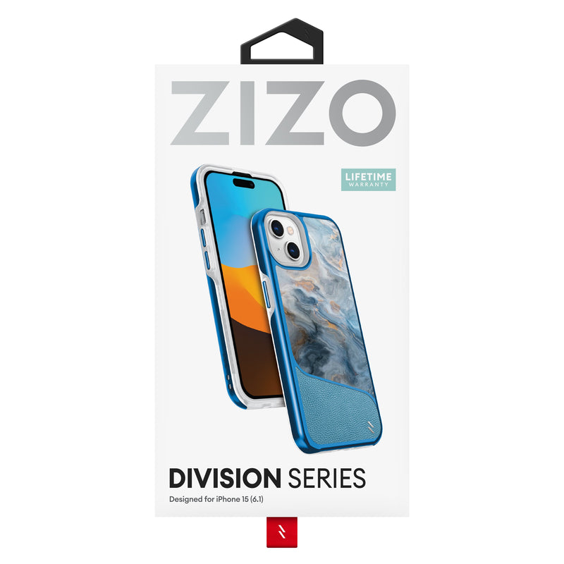 Load image into Gallery viewer, ZIZO DIVISION Series iPhone 15 Case - Marble
