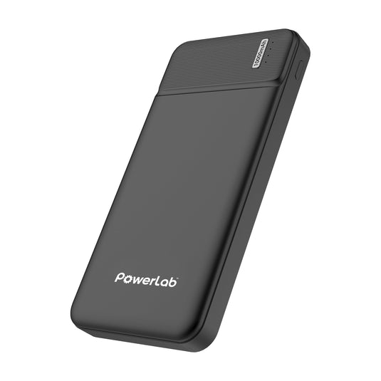 PowerLab 10000 mAh Power Delivery Power Bank with Lifetime Warranty - Black