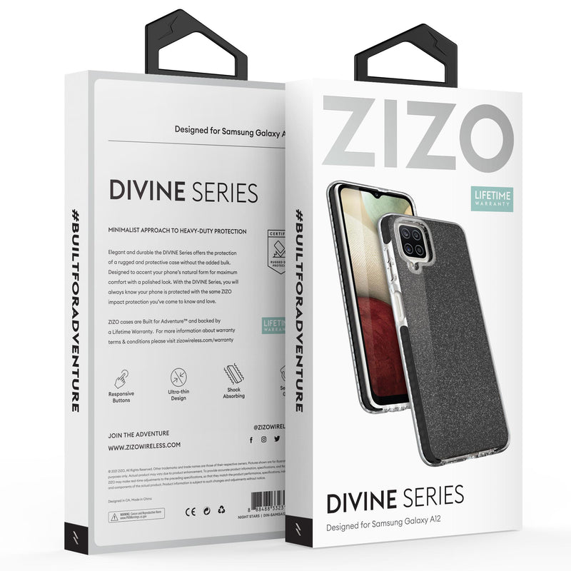 Load image into Gallery viewer, ZIZO DIVINE Series Galaxy A12 Case - Night Stars
