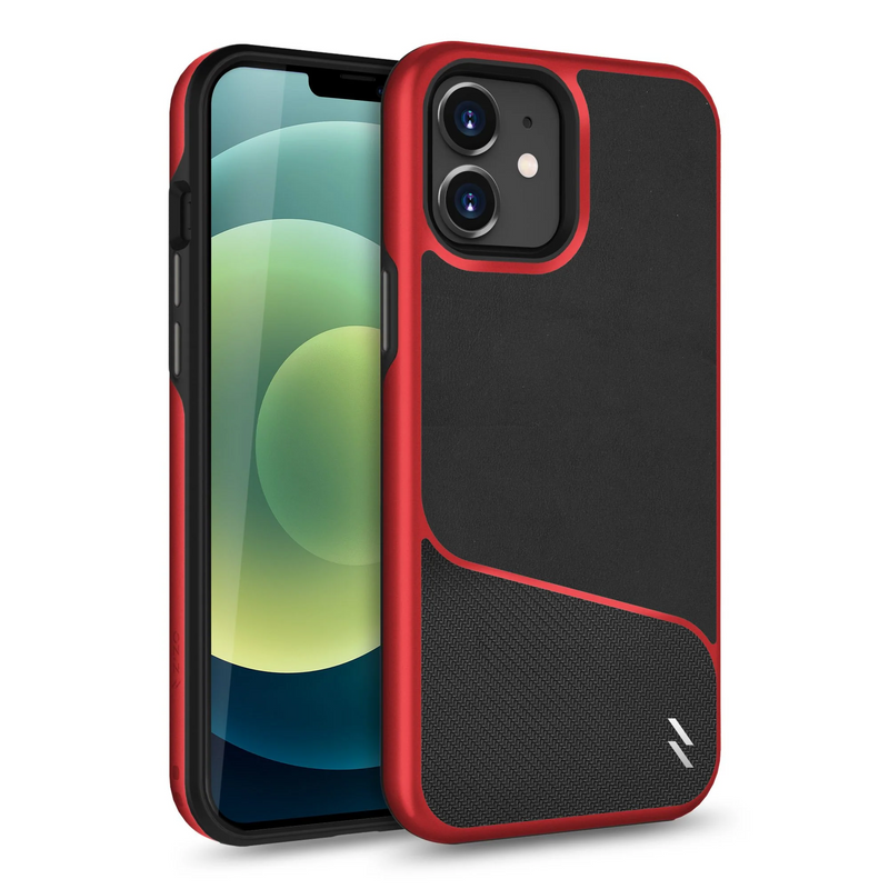 Load image into Gallery viewer, ZIZO DIVISION Series iPhone 12 Mini Case - Black &amp; Red
