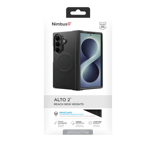 Nimbus9 Alto Galaxy Z Fold8 Ultra Soft-Touch MagSafe Case - Black