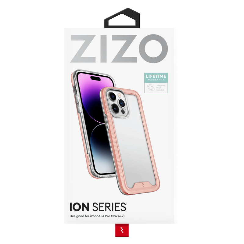 Load image into Gallery viewer, ZIZO ION Series iPhone 14 Pro Max (6.7) Case - Rose Gold
