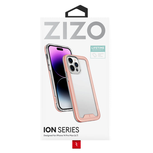 ZIZO ION Series iPhone 14 Pro Max (6.7) Case - Rose Gold