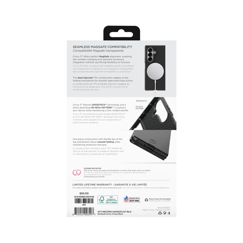 Load image into Gallery viewer, Nimbus9 Cirrus 3 MagSafe Case for Galaxy Z Fold 7 - Black
