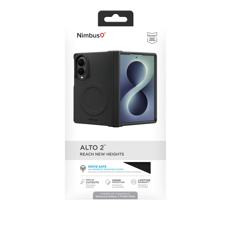 Load image into Gallery viewer, Nimbus9 Alto Galaxy Z Fold8 Soft-Touch MagSafe Case - Black

