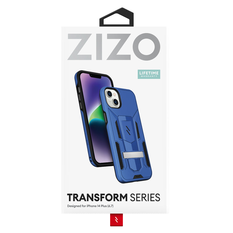 Load image into Gallery viewer, ZIZO TRANSFORM Series iPhone 14 Plus (6.7) Case - Blue
