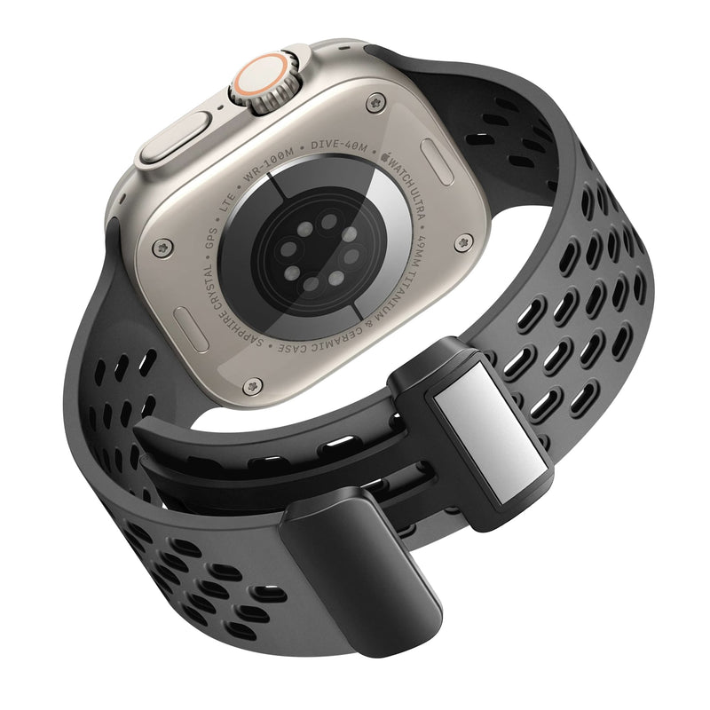 Load image into Gallery viewer, Nimbus9 FlexFit Sport Band for Apple Watch 44/45/46/49mm - Black

