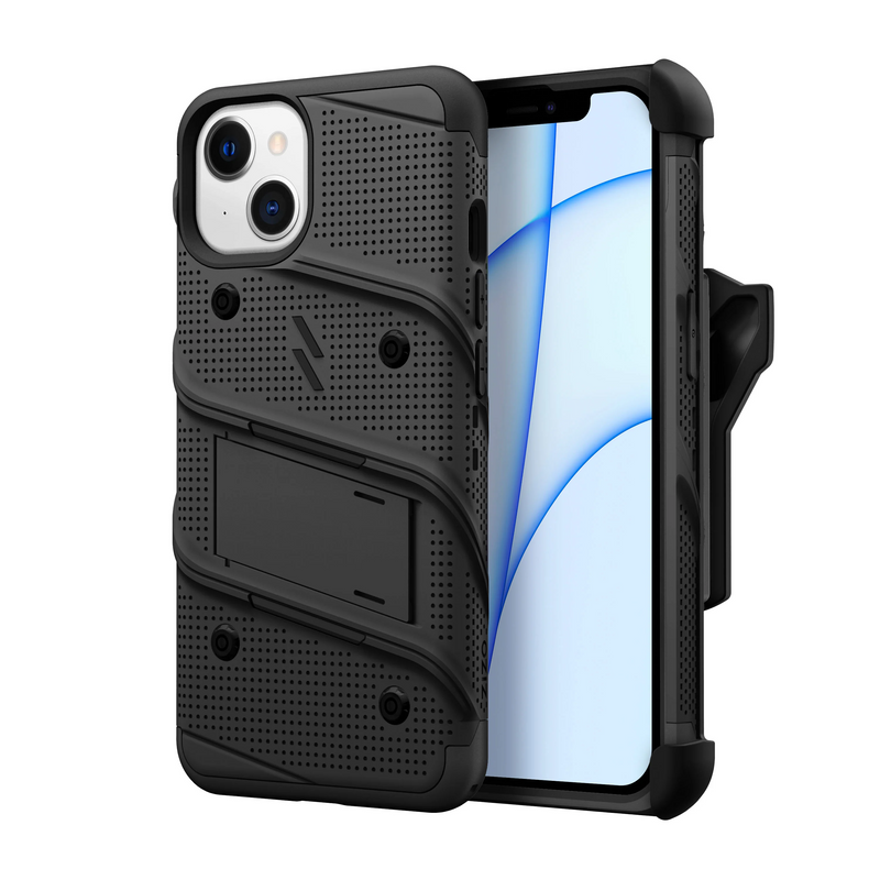 Load image into Gallery viewer, ZIZO BOLT Bundle iPhone 13 Case - Black
