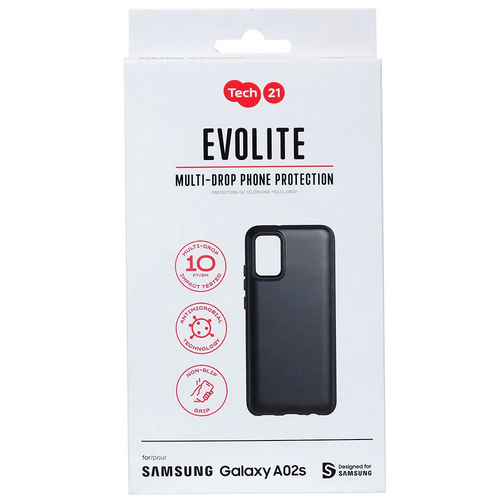 Tech21 Evo Lite Galaxy A02S Case - Black