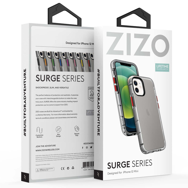 Load image into Gallery viewer, ZIZO SURGE Series iPhone 12 Mini Case - Clear
