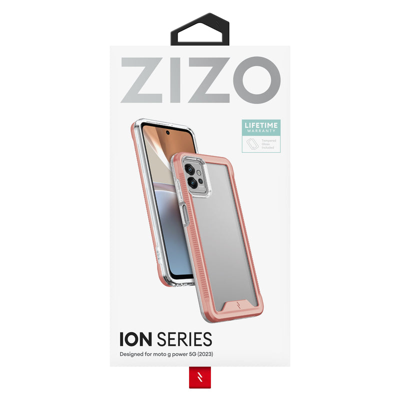 Load image into Gallery viewer, ZIZO ION Series moto g power 5G (2023) Case - Rose Gold
