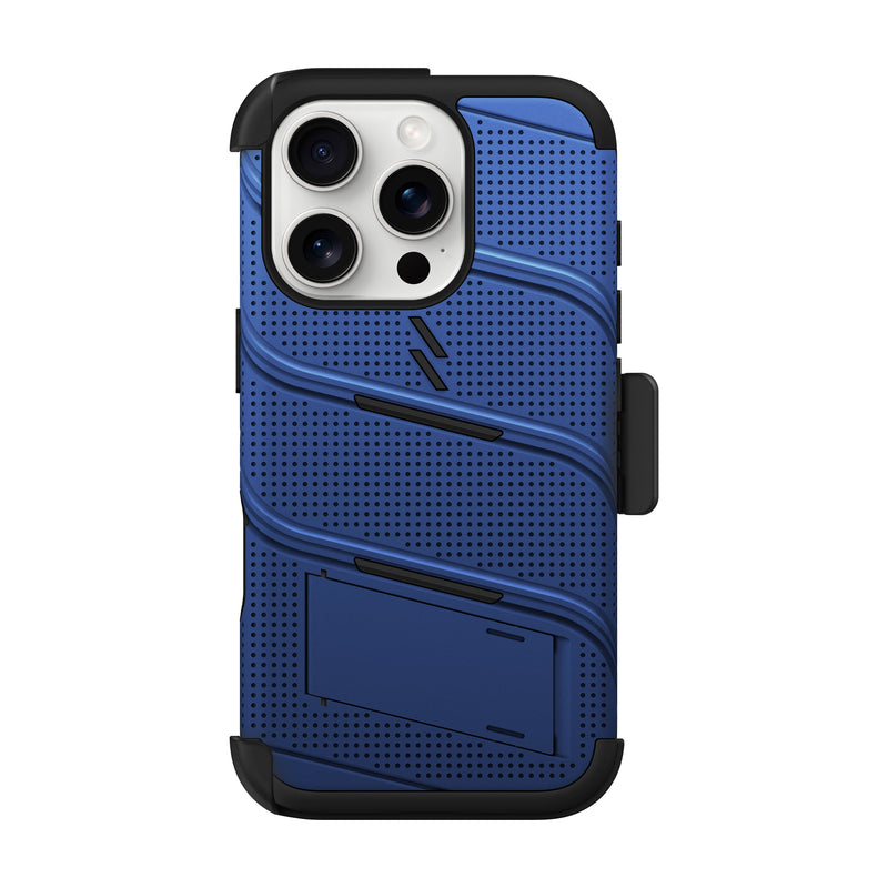 Load image into Gallery viewer, ZIZO BOLT Bundle iPhone 16 Pro Case - Blue
