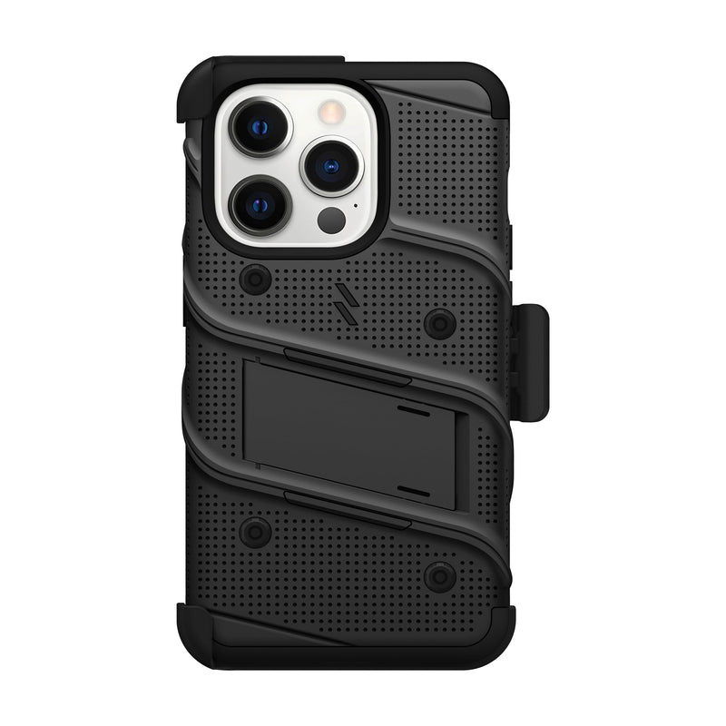 Load image into Gallery viewer, ZIZO BOLT Bundle iPhone 14 Pro (6.1) Case - Black
