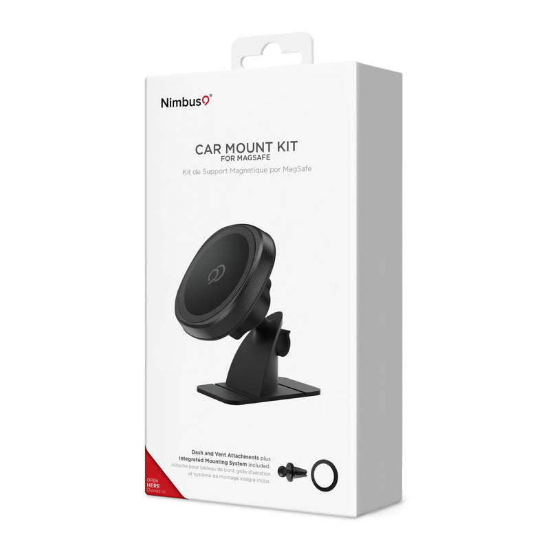 Load image into Gallery viewer, Nimbus9 MagSafe Car Mount Kit - Black
