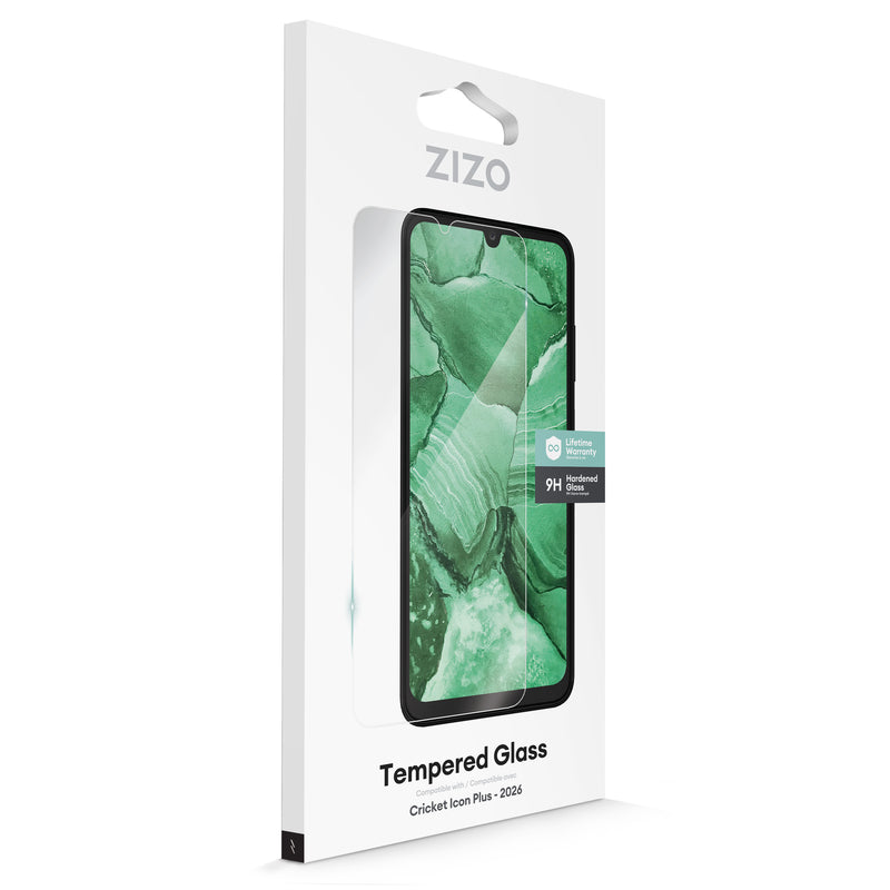 Load image into Gallery viewer, ZIZO TEMPERED GLASS Screen Protector for Cricket Icon Plus 2026 - Clear
