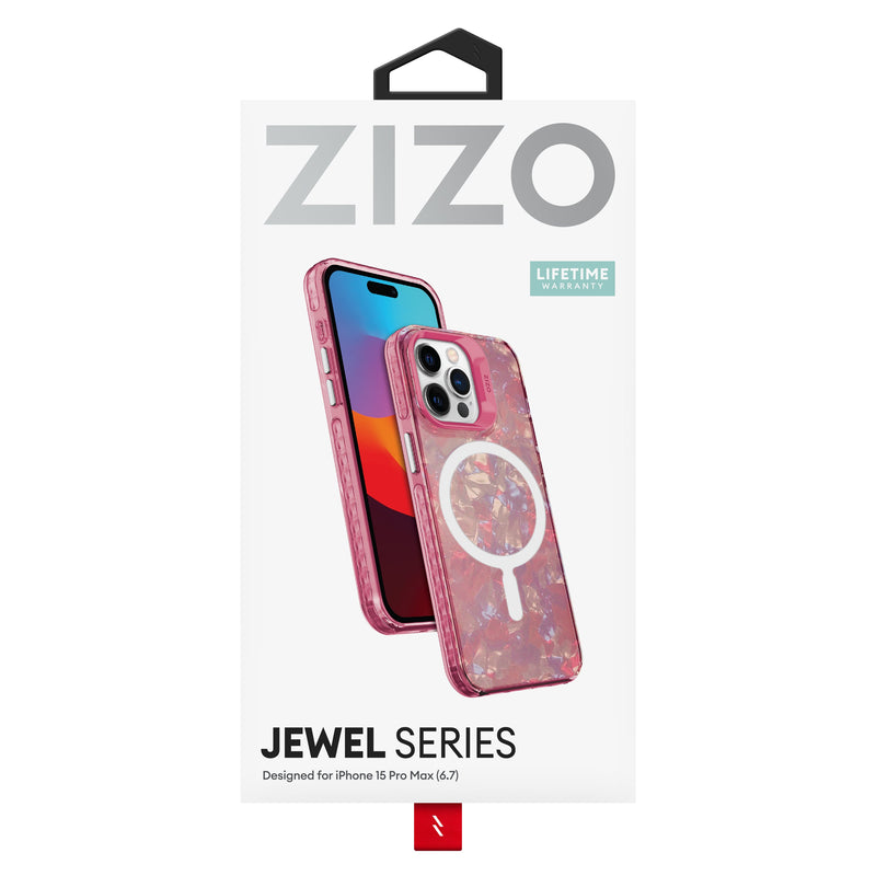 Load image into Gallery viewer, ZIZO JEWEL Series iPhone 15 Pro Max MagSafe Case - Blossom
