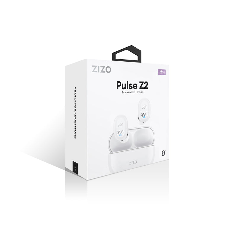 Load image into Gallery viewer, ZIZO PULSE Z2 True Wireless Earbuds with Charging Case - White
