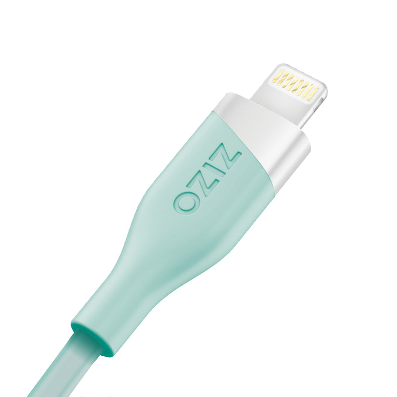 Load image into Gallery viewer, ZIZO PowerVault Cable USB-C to Lightning 6FT - Teal
