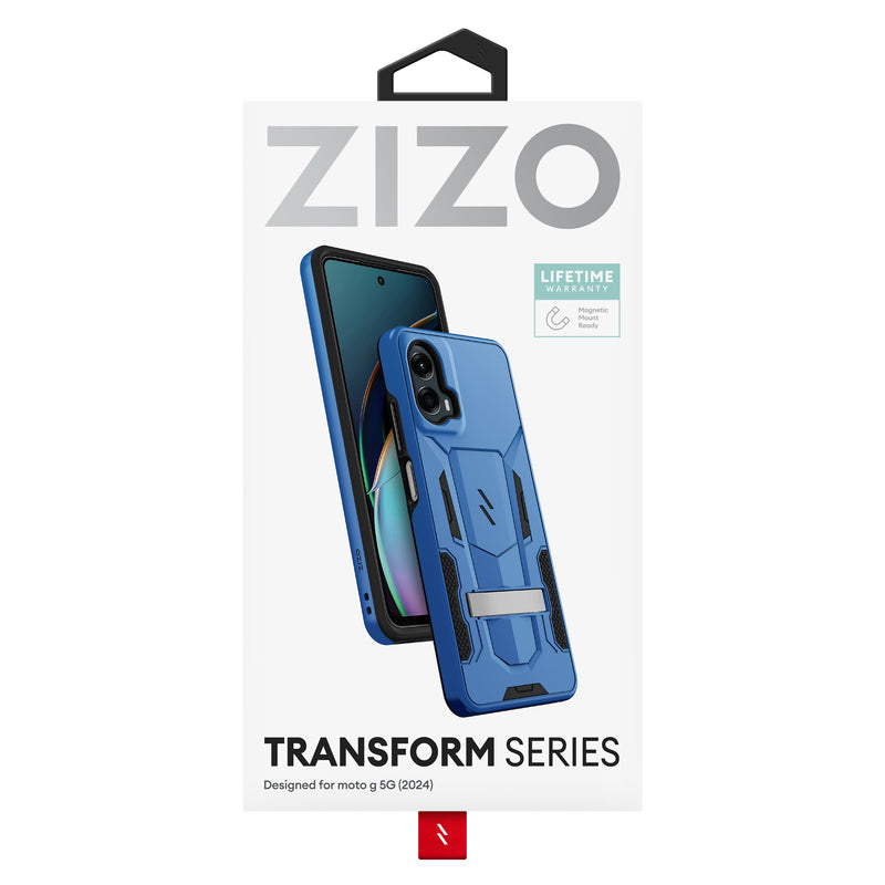 Load image into Gallery viewer, ZIZO TRANSFORM Series moto g 5G (2024) Case - Blue
