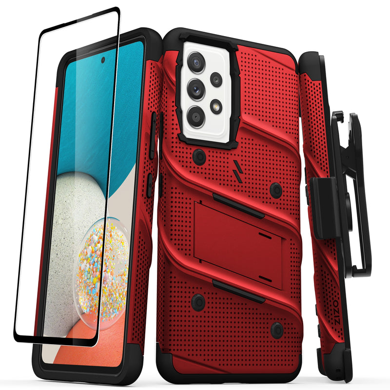 Load image into Gallery viewer, ZIZO BOLT Bundle Galaxy A53 5G Case - Red
