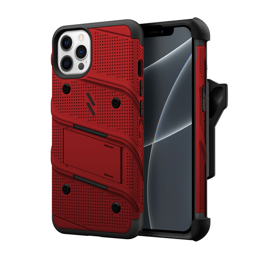 ZIZO BOLT Bundle iPhone 13 Pro Max Case - Red
