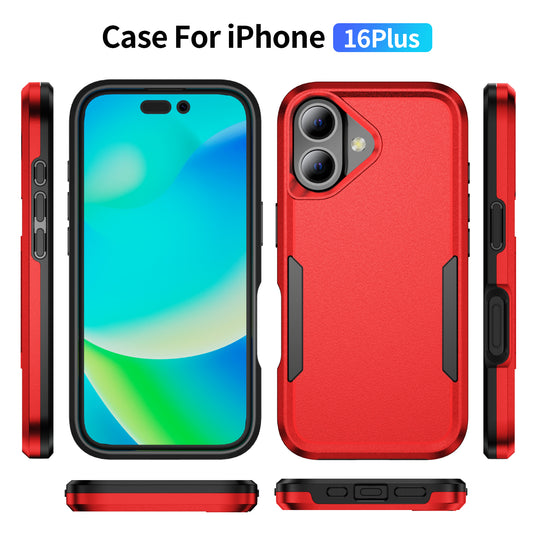 CLICK Impact MagSafe Series iPhone 16 Plus Case - Red Black